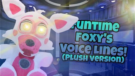 funtime foxy's voice|how to get past funtime foxy.